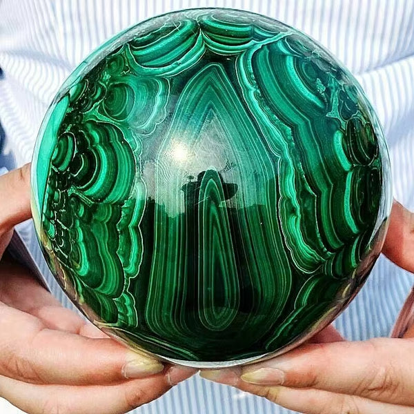 40-60mm malachite sphere