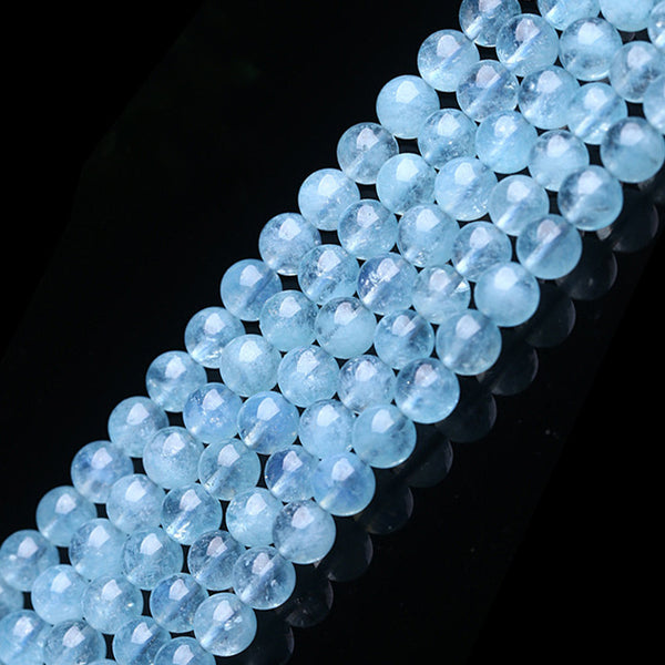 MLD Aquamarine beads 6/8MM