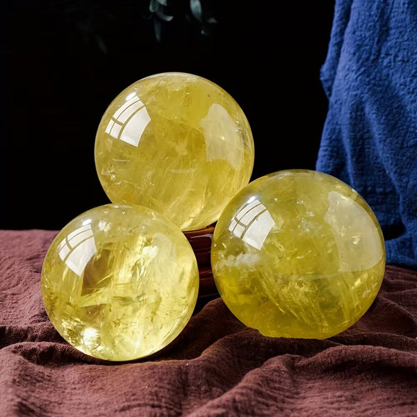 4.5-7cm citrine sphere