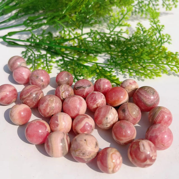 1pc rhodochrosite sphere