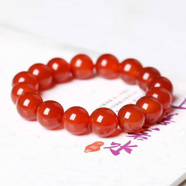 4/6/8/10/12/14mm carnelian bracelet