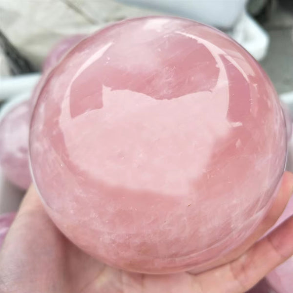 1pc rose quartz sphere