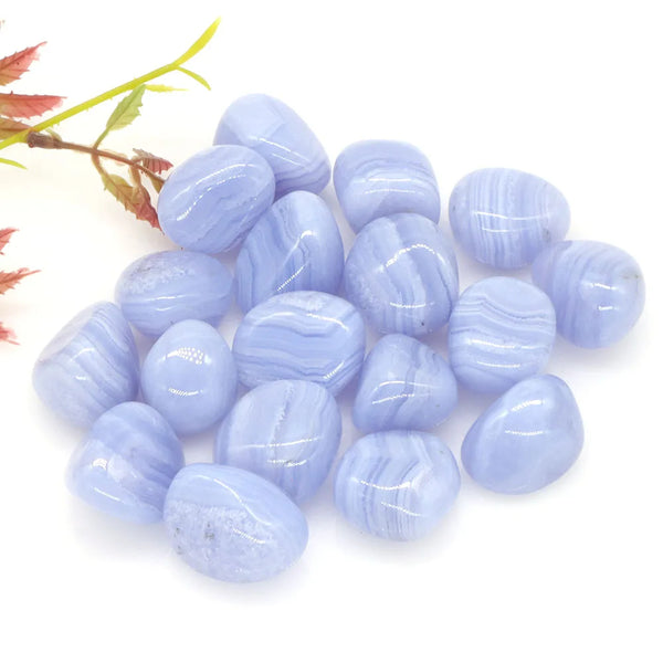 20-30mm 100g blue lace agate crystal stone