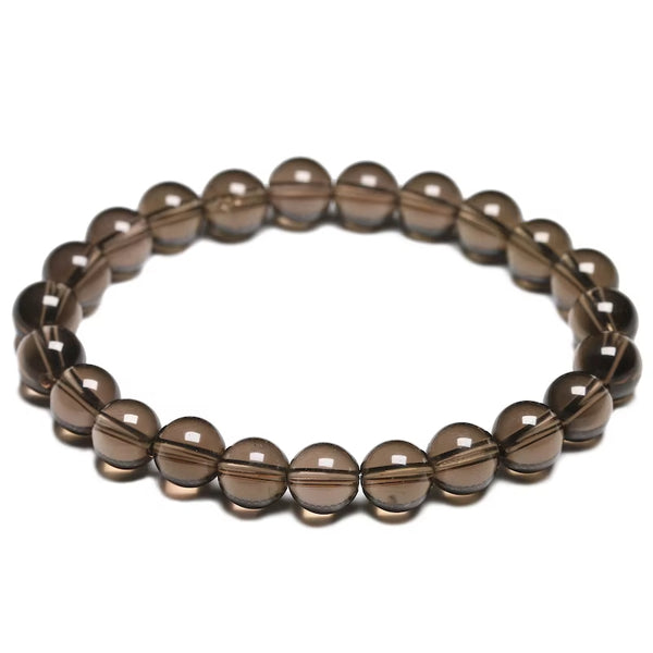 6/8/10mm smoky quartz bracelet