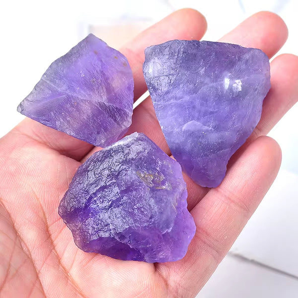 1PC purple fluorite