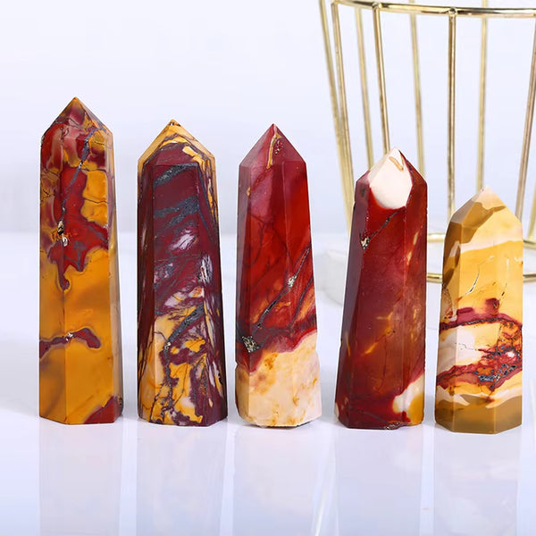 1pc 6-9 cm mookaite tower