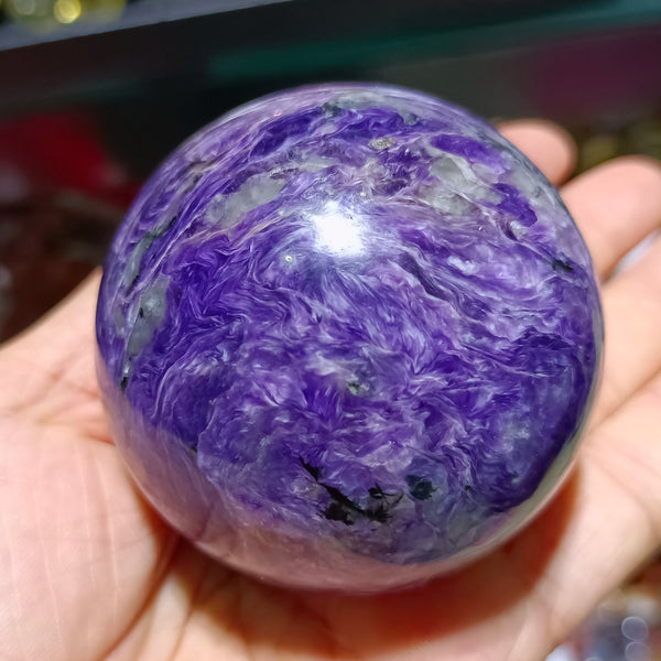 30-300g charoite sphere