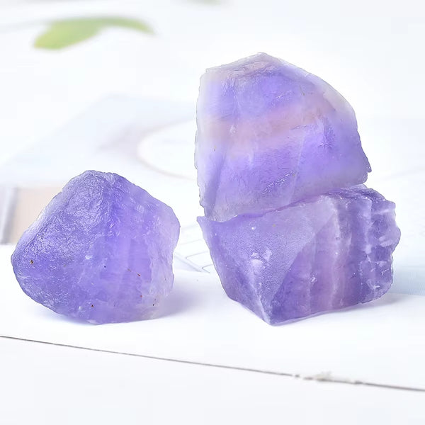 100g purple fluorite