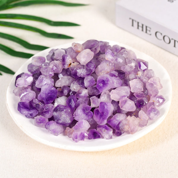 100g Healing Stones Natural Amethyst Crystal Cluster Chips