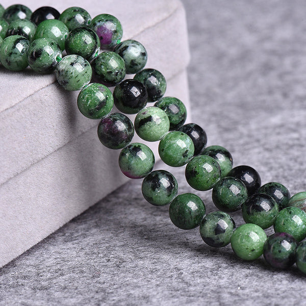 MLD Ruby zoisite beads 8/10/12mm