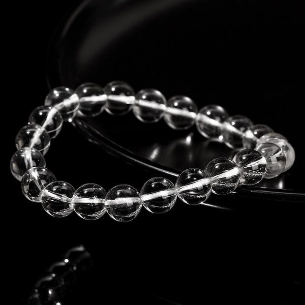 MLD Clear quartz bracelet 5A 8A 8/10/12mm