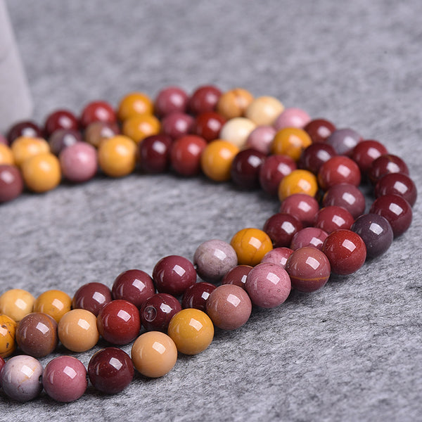 MLD Mookaite beads 8/10/12mm