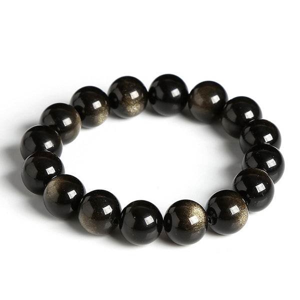 MLD Golden Obsidian Bracelet 5A 7A 8A 8/10/12MM