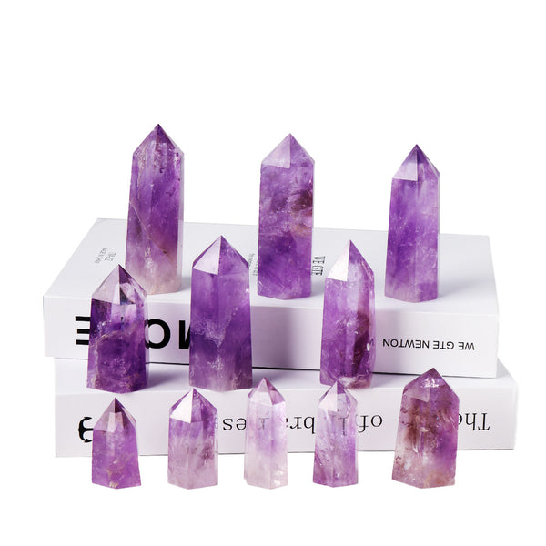 4-10cm Natural Healing Brazil Amethyst Towers