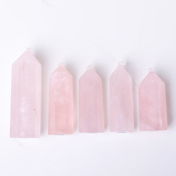 Rose Quartz Tower Love, Compassion, and Emotional Healing