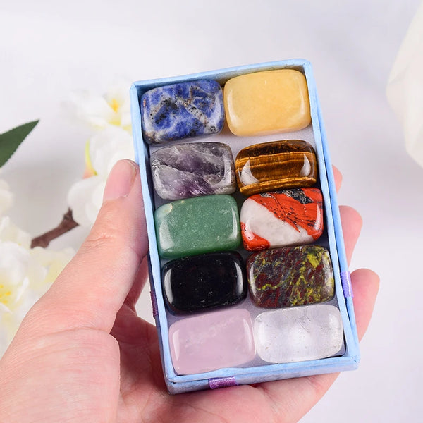 15-20mm Natural Tumbled Stone Mix Rock Gift Box