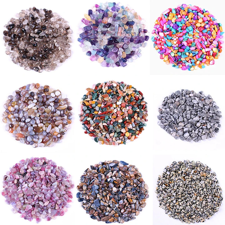 Natural Stones Gravel Crystals Chip Quartz Minerals