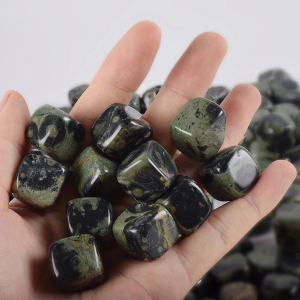 Kambaba Jasper Tumbled Stone Irregular Polishing Natural Rock