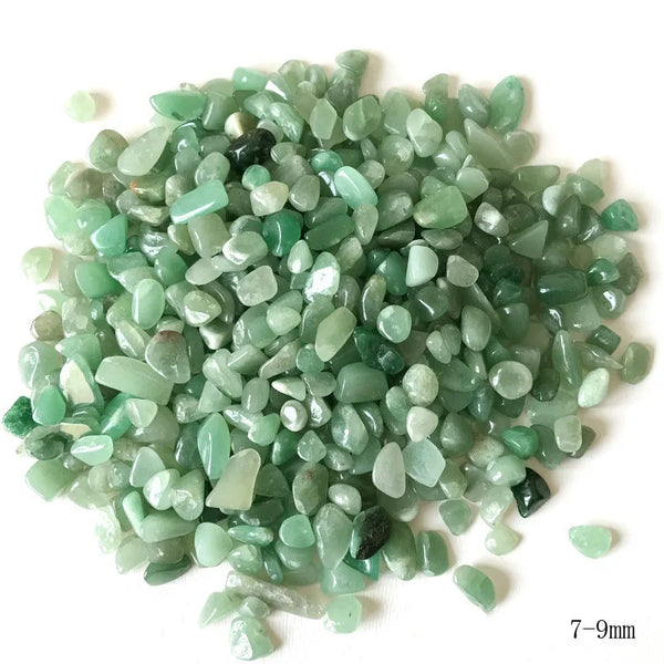 5-7mm Natural Green Aventurine Gravel Crystal Stone Rock