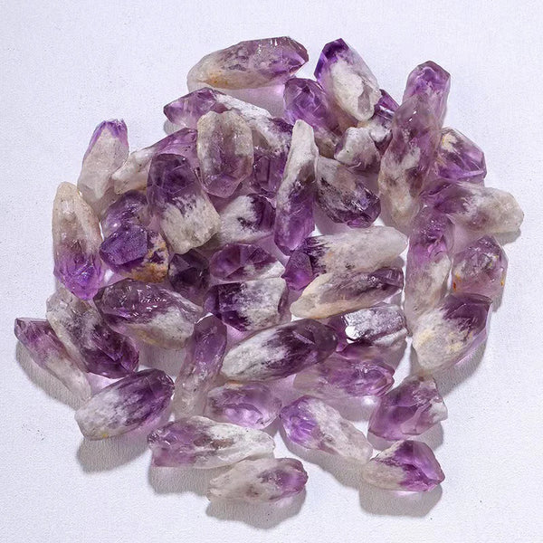 100g Natural Amethyst Teeth Raw Stone Crystal Raw Points