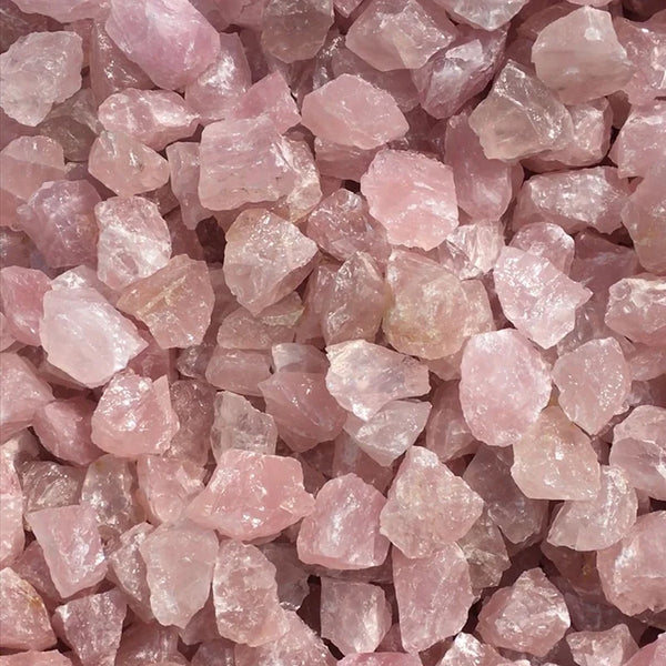 Raw Crystals Rose Quartz Pink Crystal Minerals Stones 