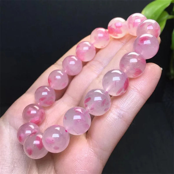 10mm Natural Rhodonite Bracelet Gemstone Crystal Reiki Healing Gemstone Bracelet Fengshui Jewelry Gift 1PCS