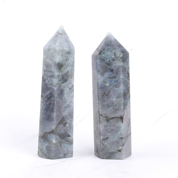 Labradorite Tower Enhance Intuition and Spiritual Growth