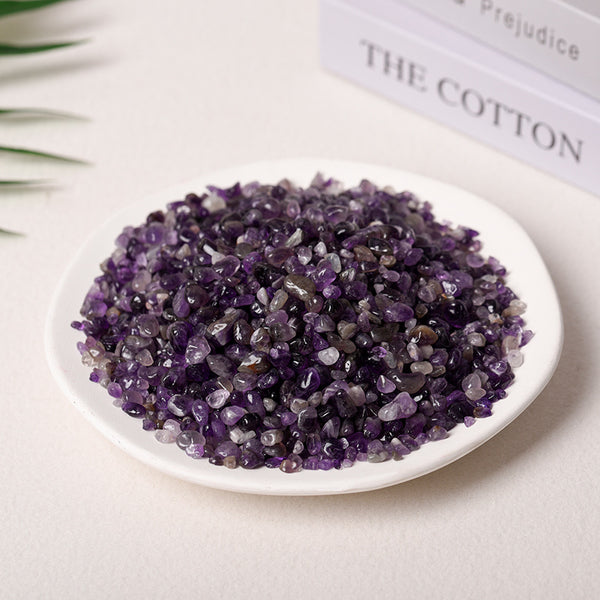 100g Natural Amethyst Healing Stones Crystal Chips