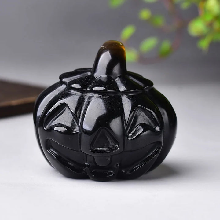 Wholesale Obsidian Pumpkin Cranium Quartz Crystal