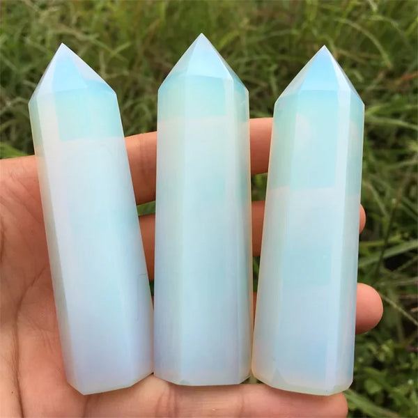 Opalite Obelisk Quartz Crystal Home Decoration Crystal Tower 