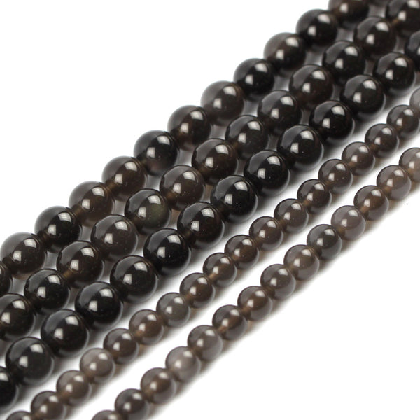 MLD Apache Tears obsidian Beads 8/10/12mm