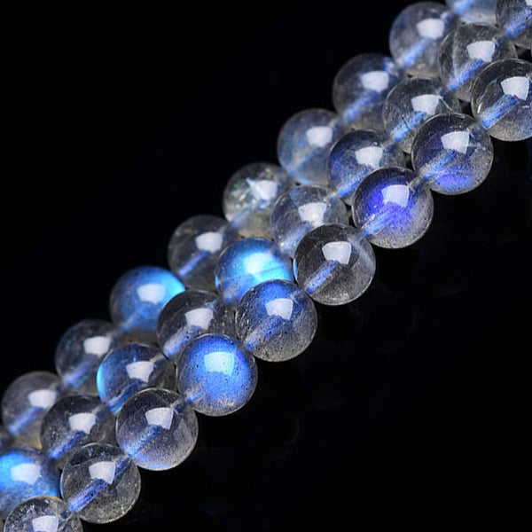 MLD blue moonstone quartz Beads 6mm