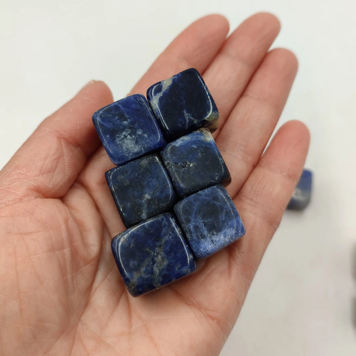 Natural Blue Sodalite Tumbled Stone Healing Reiki Quartz Crystal