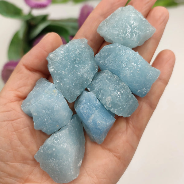 Raw Aquamarine Natural Crystals Stone