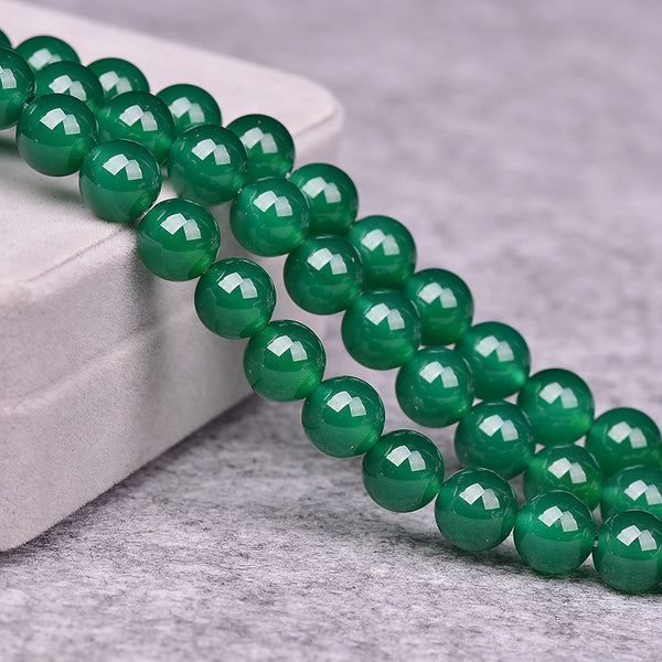 MLD Green Agate Beads 8/10/12mm