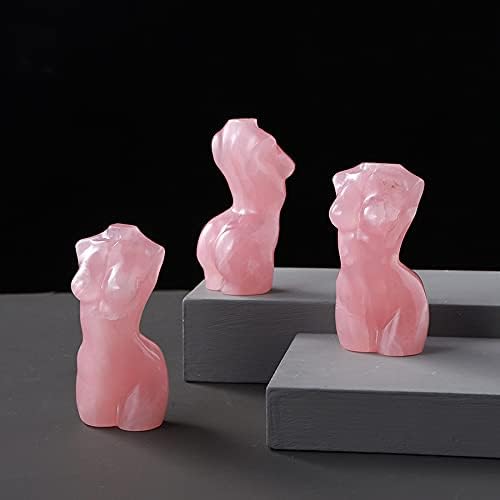 Natural Rose Quartz Crystal Body Statue Wholesale 