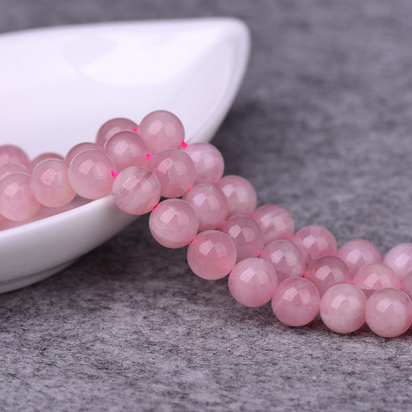 MLD Madagascar Rose quartz beads 8/10/12mm