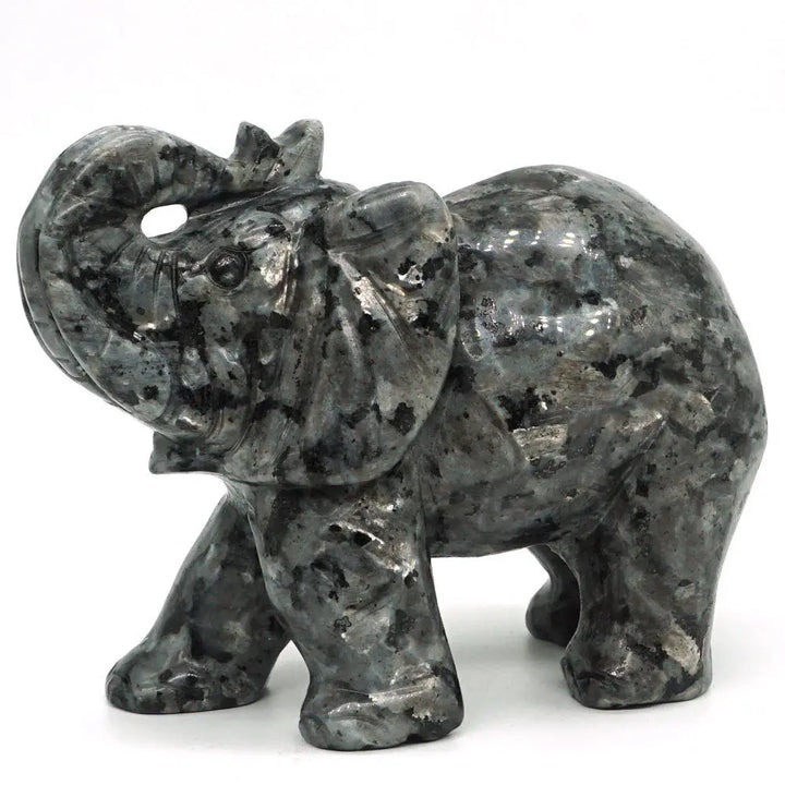  Larvikite Labradorite Elephant Statue Wholesale