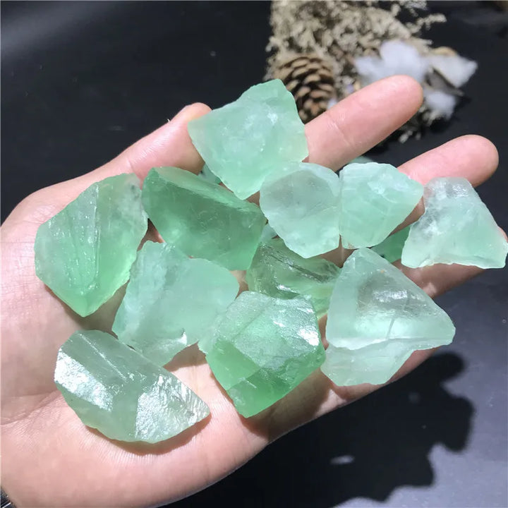 Beautiful Green Calcite Rough Heart Cleanser Metaphysical Crystal Healing