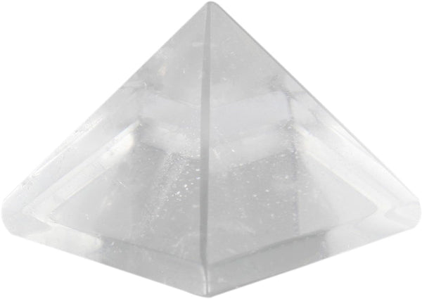 Rockcloud Healing Crystal Rock Quartz Pyramid Metaphysical Natural Gemstone Figurine