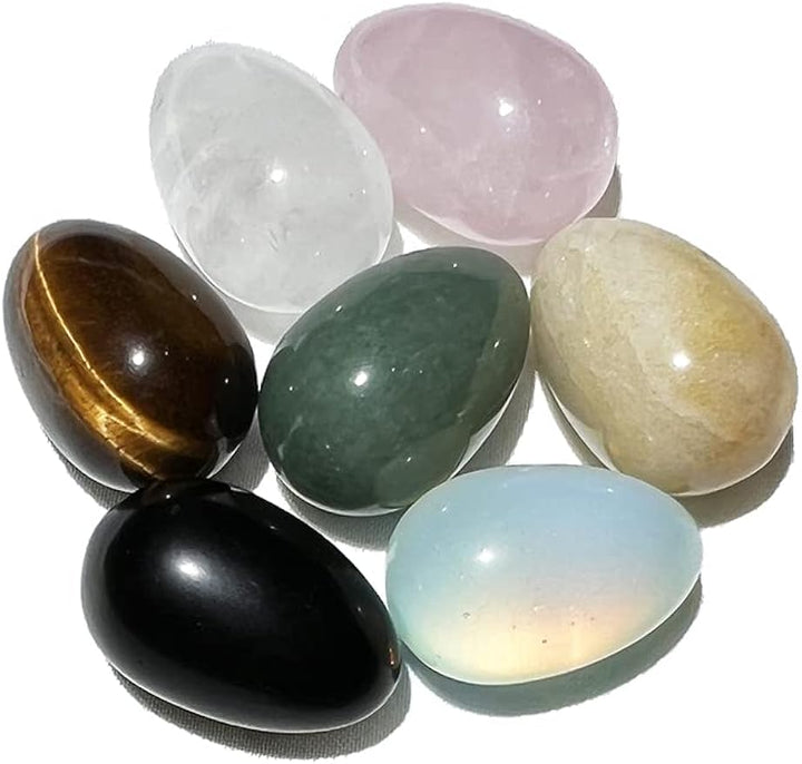 Natural Opal Pink Crystal Topaz Crystal Egg Sphere Sculpture