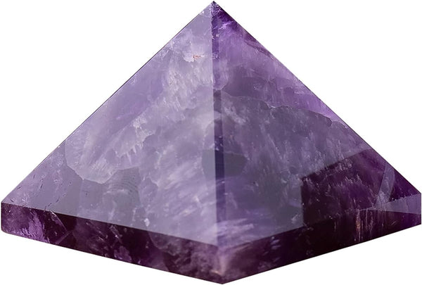 Natural Dream Amethyst Crystal Pyramid Energy Generator