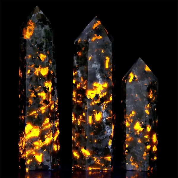 Yooperlite Tower 7-9cm - Energy Boosting Crystal Wand | MLD Crystal Wholesale