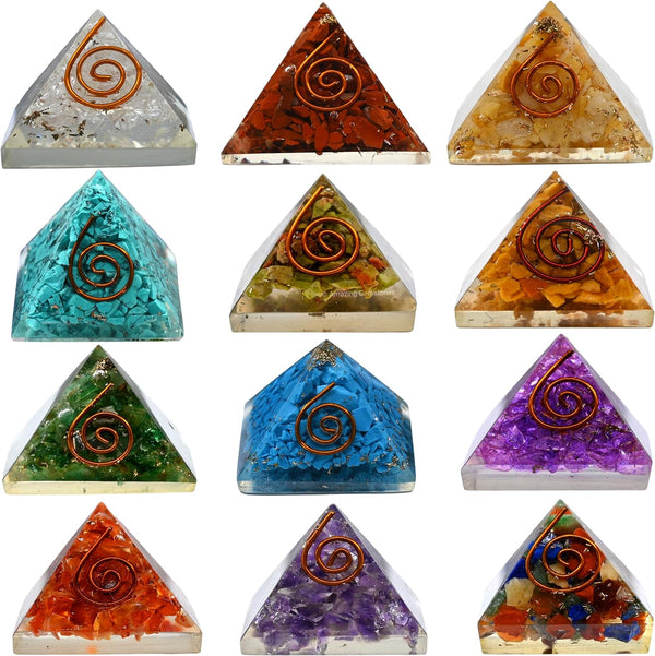 Wholesale Peridot Small Orgone Pyramid for Protection