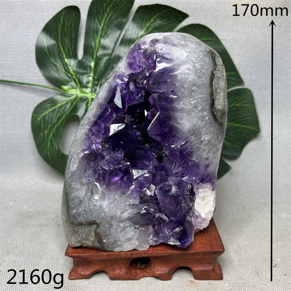 Rainbow Crystal Natural Gemstone Uruguay Amethyst Geode