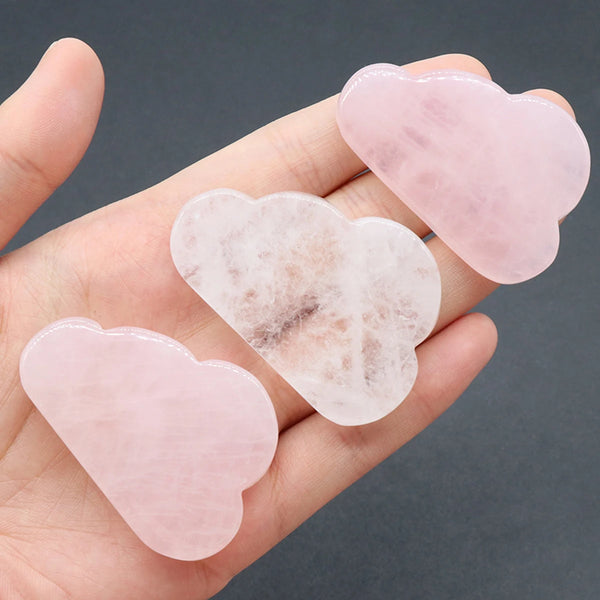 Cloud Shape Natural Rose Quartz Crystal Love Mineral Specimen