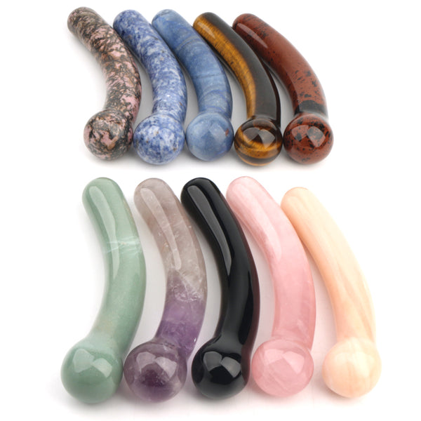 Big head shape Crystal Massager Wands