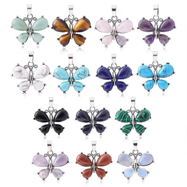 Wholesale Fashion Butterfly Shape Crystal Pendant