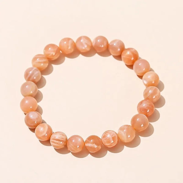 Wholesale Natural Sunstone Beads DIY Beads Bracelets 