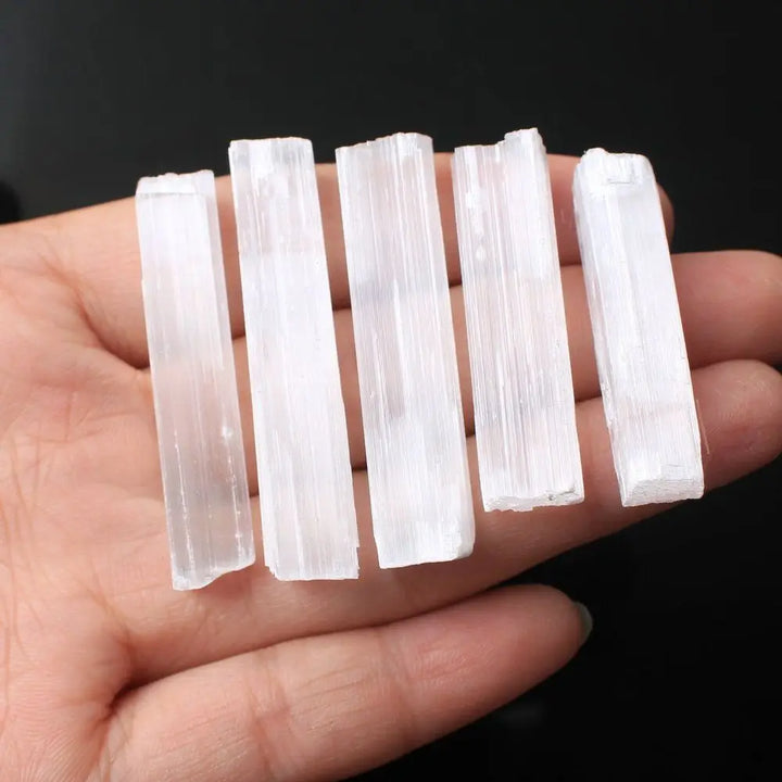 Wholesale Bulk Raw Gemstone Crystal Quartz White Selenite Wand